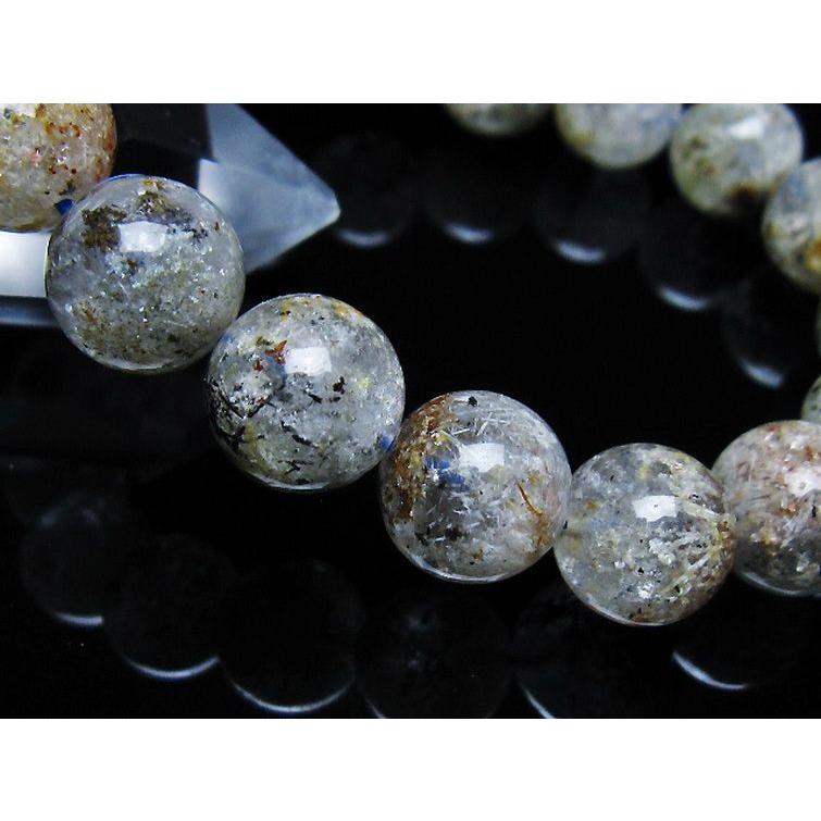 ガーデン トルマリンルチル入り ブレスレット 12mm t253-3137 : 誠安