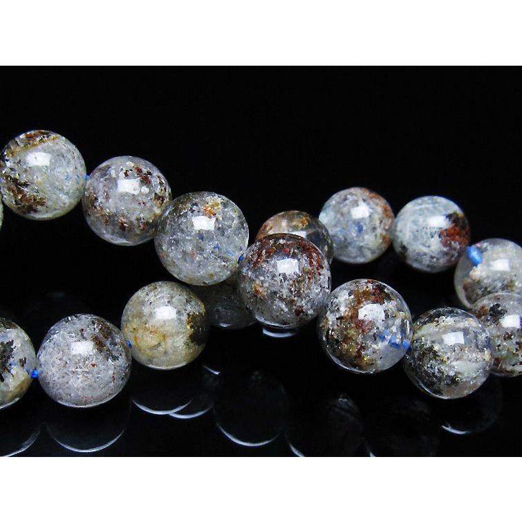 ガーデン トルマリンルチル入り ブレスレット 12mm t253-3181 : 誠安