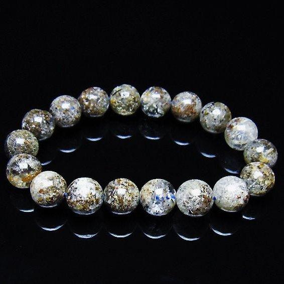 ガーデン トルマリンルチル入り ブレスレット 11mm t253-3200 : 誠安