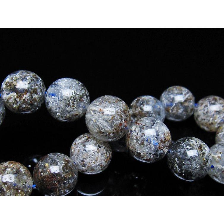 ガーデンクォーツ ブレスレット トルマリンルチル 13mm t253-3232 : 誠