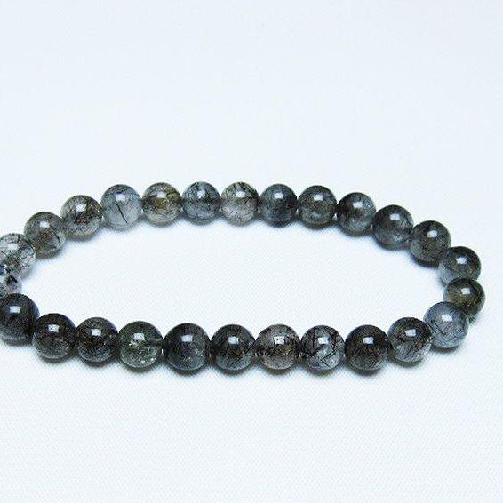 ☆ KEN$UKE。様福徳弁天秘宝④！極美！プラチナ　ブラック　ルチル　ブレス ☆ KEN$UKE。様福徳弁天秘宝④！極美！プラチナ ブラック ルチル