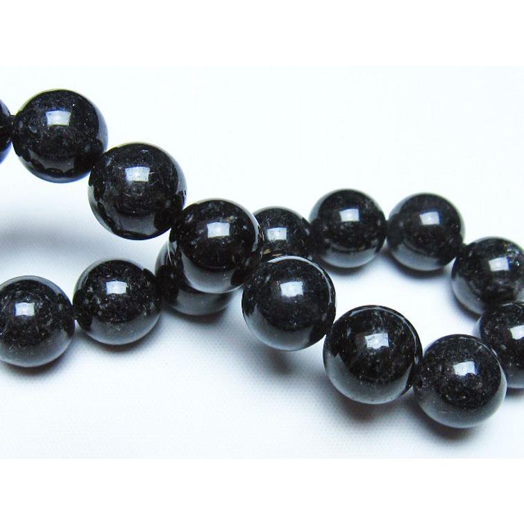 ブラックルチルクォーツ ブレスレット 12mm t257-8514 : 誠安天然石