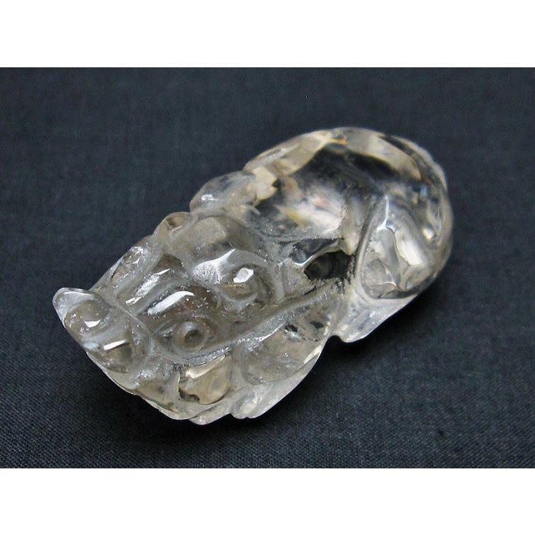 ヒマラヤ水晶 ヒキュウ 貔貅 置物 t261-1184 : 誠安天然石専門店