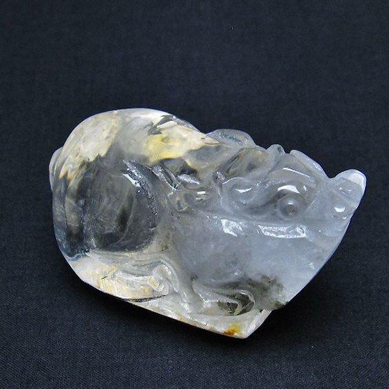 水入り水晶☆貔貅☆希少 ヒマラヤ水晶 ヒキュウ 貔貅 置物 t261-1192 : 誠安天然石専門店