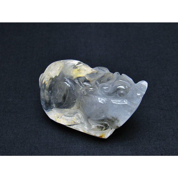 ヒマラヤ水晶 ヒキュウ 貔貅 置物 t261-1192 : 誠安天然石専門店