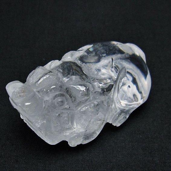 ヒマラヤ水晶 ヒキュウ 貔貅 置物 t261-1194 : 誠安天然石専門店