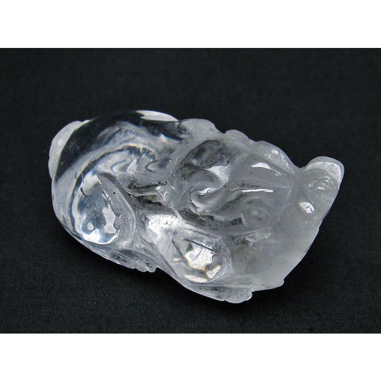 ヒマラヤ水晶 ヒキュウ 貔貅 置物 t261-1194 : 誠安天然石専門店