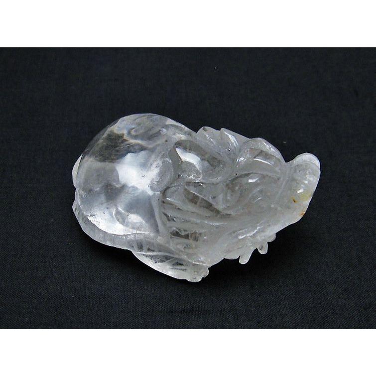 ヒマラヤ水晶金針ルチル入り 龍亀 置物 t261-1315 : 誠安天然石専門店