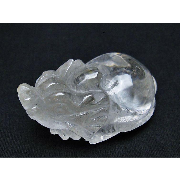 ヒマラヤ水晶金針ルチル入り 龍亀 置物 t261-1315 : 誠安天然石専門店