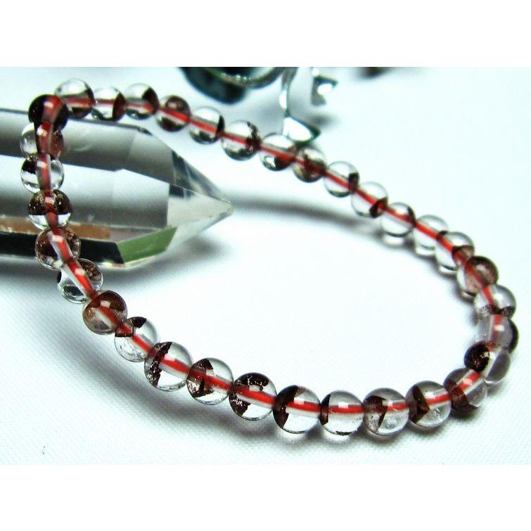 レッドファントム ブレスレット 5mm t262-645 : 誠安天然石専門店 