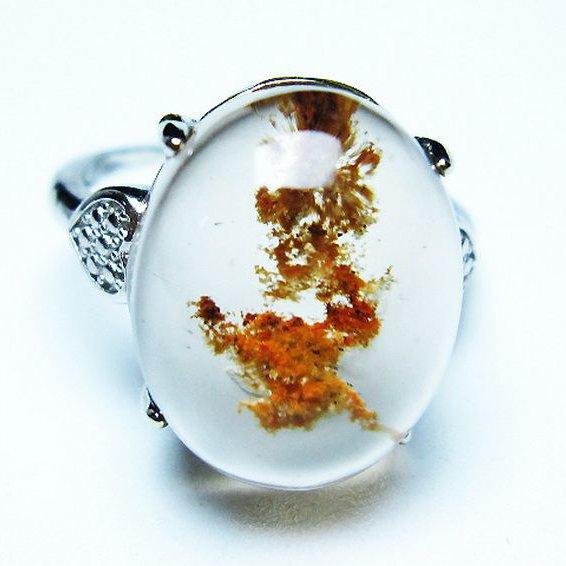 ガーデン （庭園） 水晶 指輪 リング(14号) t272-3551 : 誠安天然石