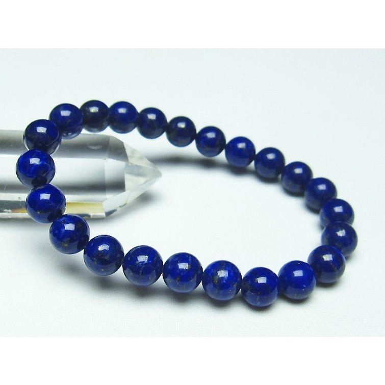 ラピスラズリ ブレスレット 8mm t28-12361