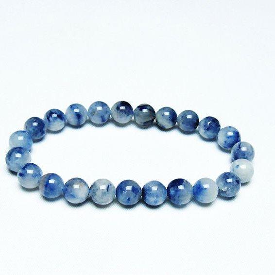 デュモルチェライトインクォーツ ブレスレット 8mm t286-4222 : 誠安