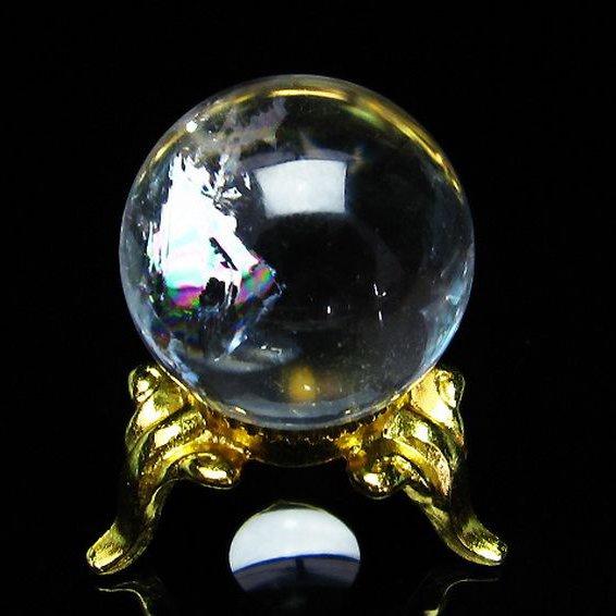 虹入り ヒマラヤ水晶 丸玉 23mm t294-4343 : 誠安天然石専門店 - 通販