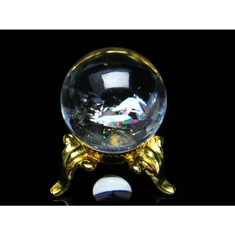 虹入り ヒマラヤ水晶 丸玉 23mm t294-4343 : 誠安天然石専門店 - 通販