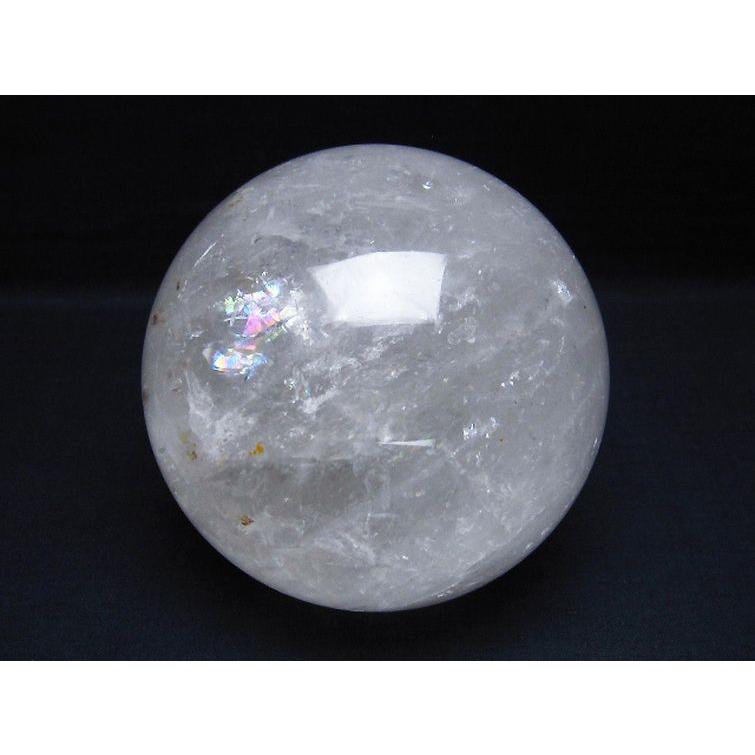 1.6Kg 虹入り ヒマラヤ水晶 丸玉 105mm t296-1717_1