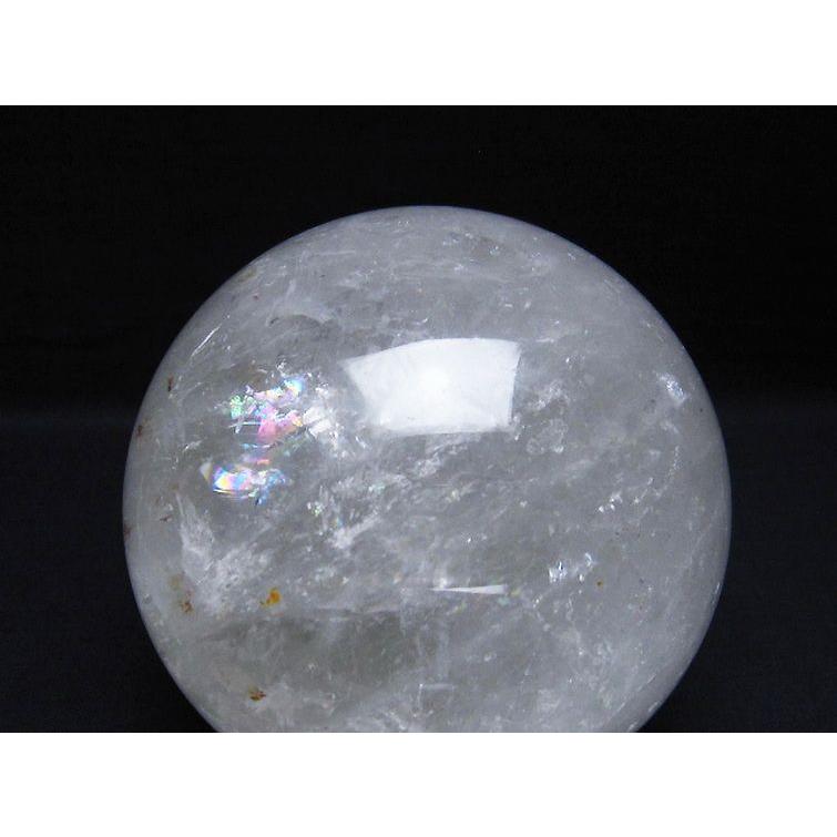 1.6Kg 虹入り ヒマラヤ水晶 丸玉 105mm t296-1717_2