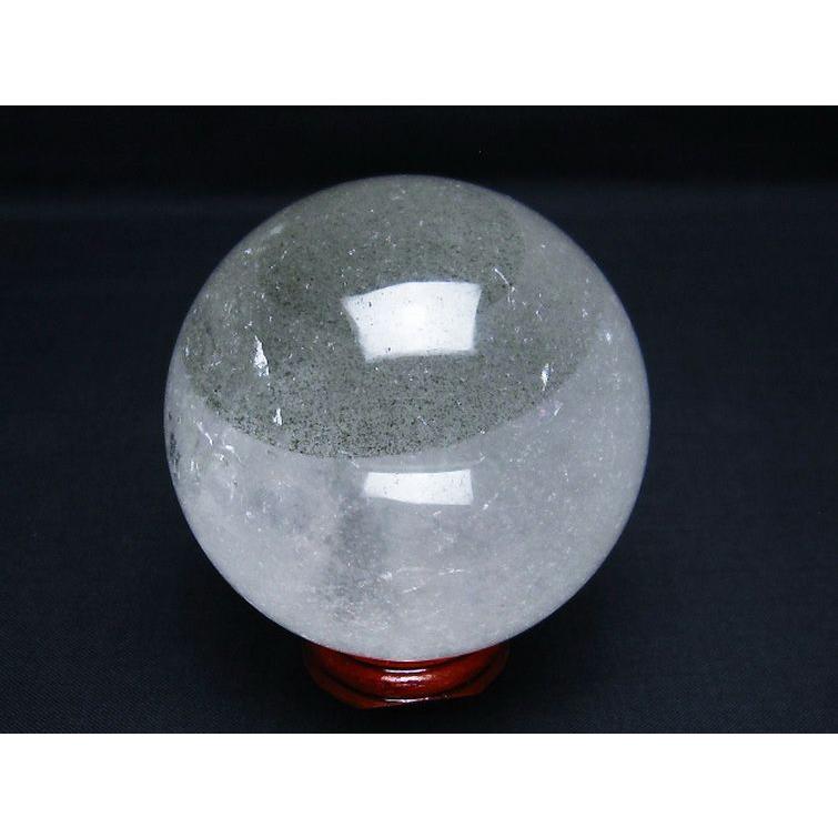 ヒマラヤガーデンクォーツ（庭園水晶） 丸玉 71mm t296-2320 : 誠安
