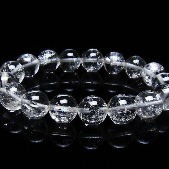 アイリスクォーツ 虹入り レインボー水晶 ブレスレット 12mm t303-1377 