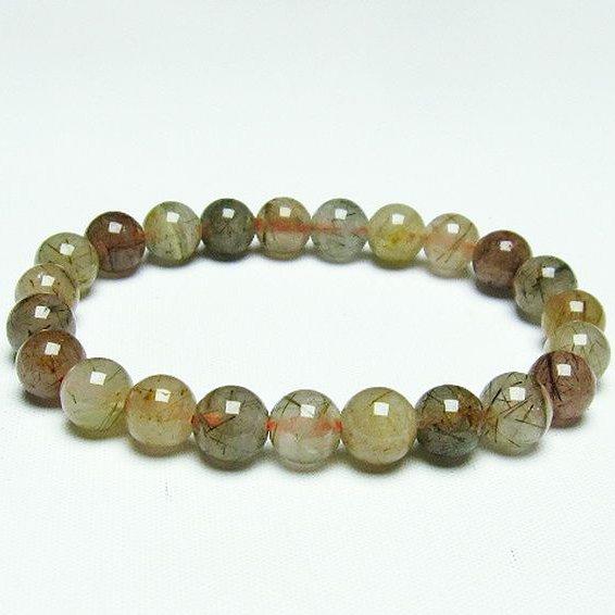 ルチル水晶 ブレスレット 8mm t308-1906 : 誠安天然石専門店 - 通販