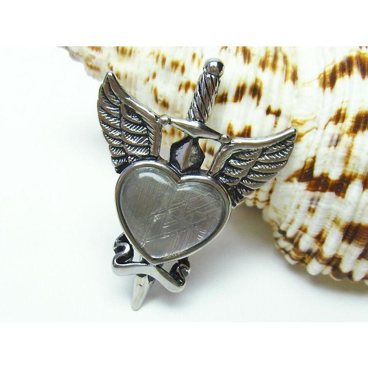 ギベオン メテオライト隕石 天使のハート 聖なる剣 ペンダント t309
