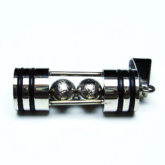 ギベオン メテオライト隕石 砂時計 モチーフ ペンダント t309-2378