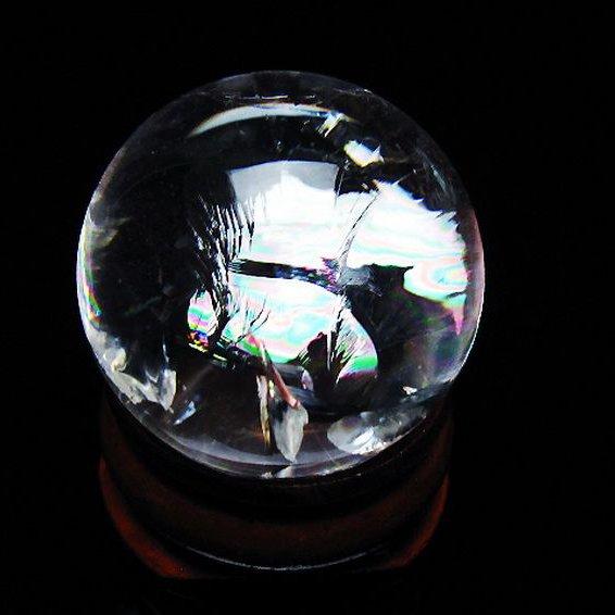 ✨透明度とレインボーの共演✨レインボー ヒマラヤ水晶 水晶 丸玉 天然石 原石 虹入り ヒマラヤ水晶 丸玉 25mm t317-5168 : 誠安天然石専門店 - 通販