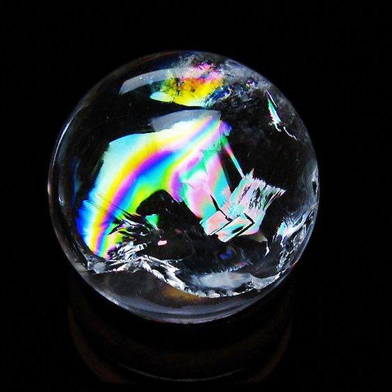 ヒマラヤ水晶丸玉 （小）直径 約57.1mm 鉱物入り 虹入り ヒマラヤ水晶 丸玉 26mm t317-5202 : 誠安天然石専門店 - 通販