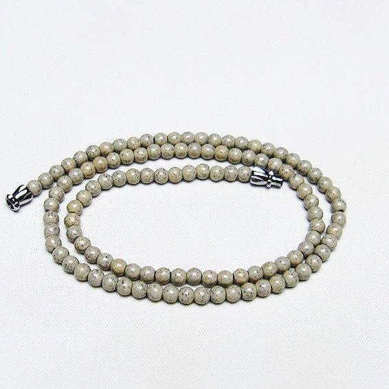 高純度タイプ 台湾産北投石10mmネックレス55cm ラジウム 『北投石