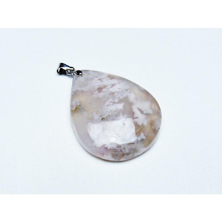 桜メノウ チェリーブロッサムアゲート ペンダント t335-3243 : 誠安