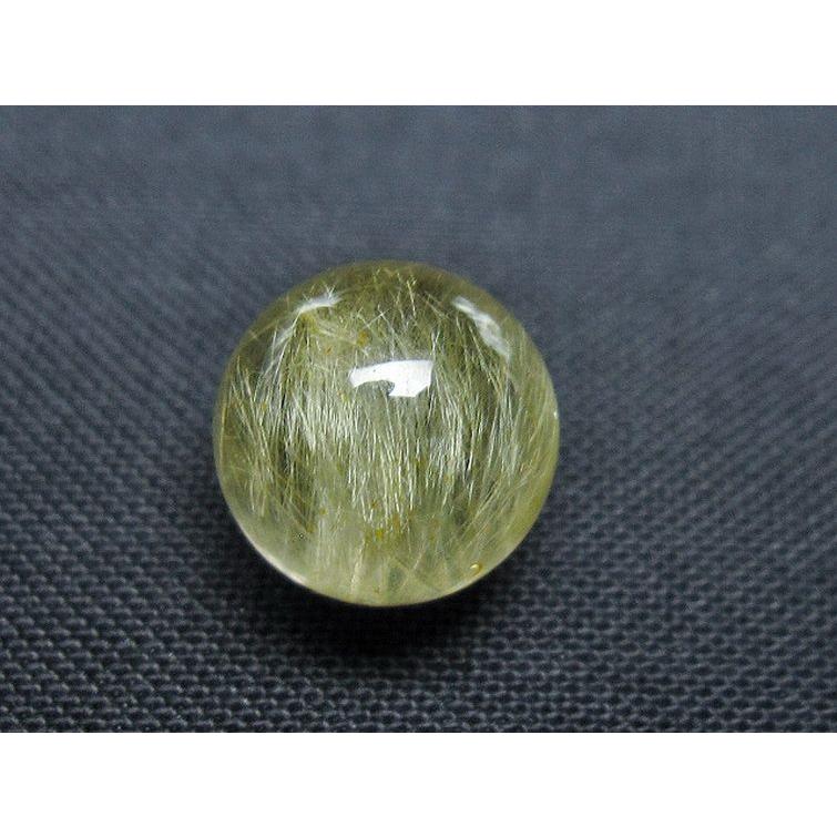 ルチルクォーツ 丸玉 ゴールドタイチンルチル水晶 10mm t355-1249 : 誠