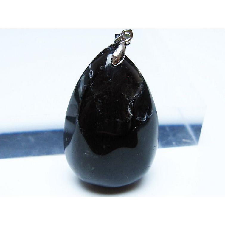 モリオン 純天然 黒水晶 ペンダント t359-1990 : 誠安天然石専門店
