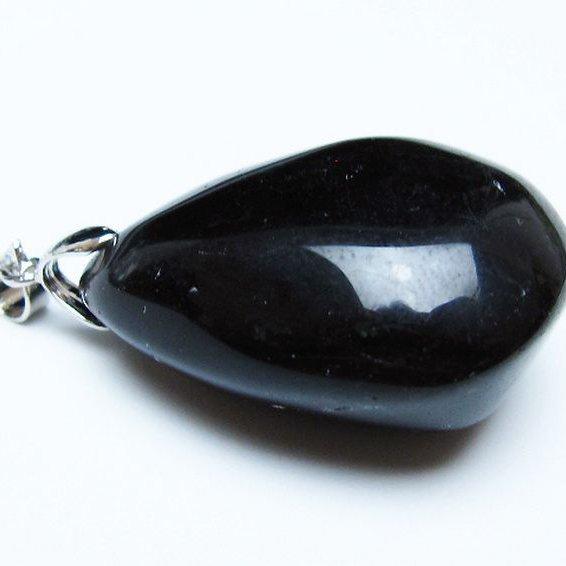 モリオン 純天然 黒水晶 ペンダント t359-2039 : 誠安天然石専門店