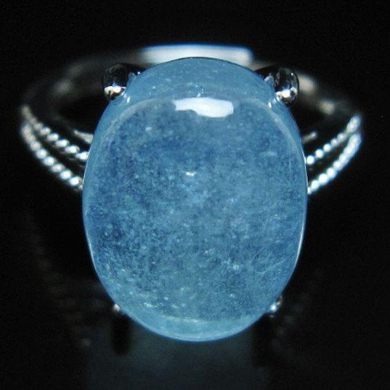 アクアマリン 指輪14号