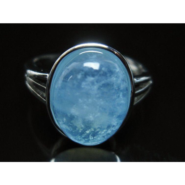 アクアマリン 指輪14号