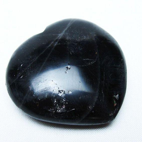 モリオン 純天然 黒水晶 ハート 置物 t375-5143 : 誠安天然石専門店 
