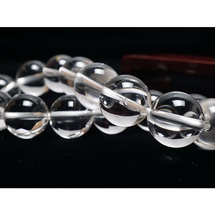 レムリアンシード 水晶 ブレスレット ※証明書付き 15mm t376-1196 : 誠 