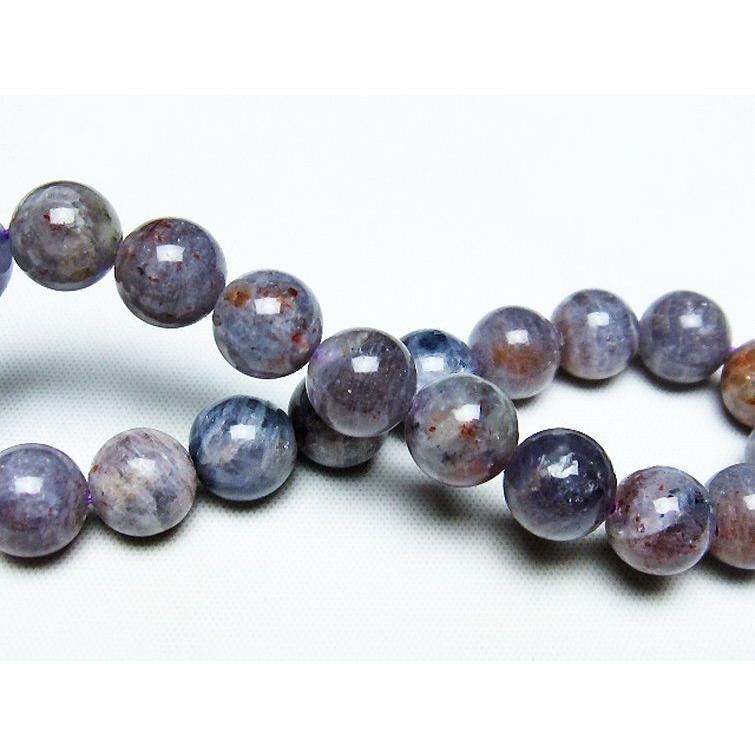 スーパーセブンアイオライト ブレスレット 10mm t378-3253 : 誠安