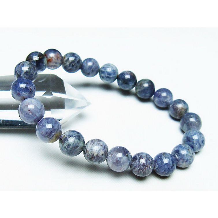 スーパーセブンアイオライト ブレスレット 9mm t378-4264 : 誠安天然石