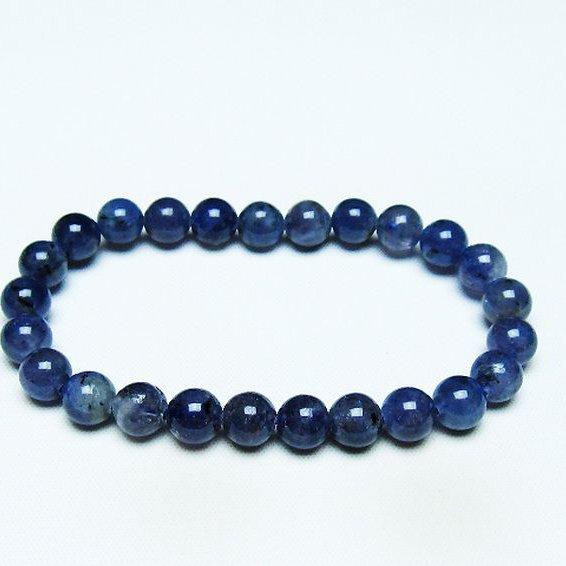 アイオライト ブレスレット 7mm t383-4773 : 誠安天然石専門店 - 通販