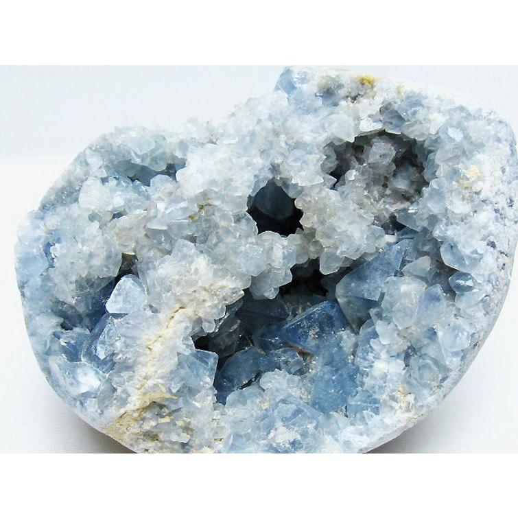 1.3Kg セレスタイト 天青石 原石 t385-14607 : 誠安天然石専門店