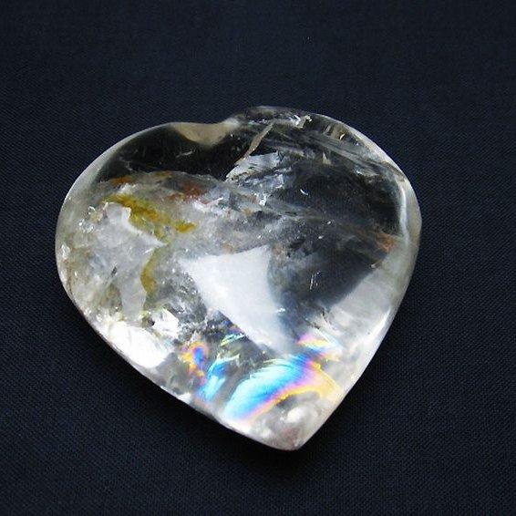 ヒマラヤ水晶 ハート 置物 t387-14053 : 誠安天然石専門店 - 通販