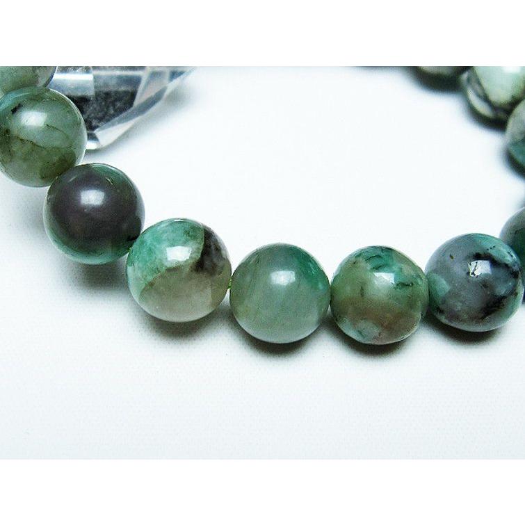 エメラルド ブレスレット 11mm t398-8947 : 誠安天然石専門店 - 通販