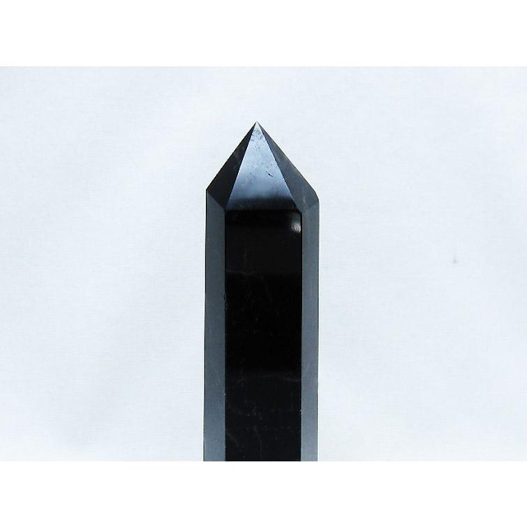 モリオン 純天然 黒水晶 六角柱 t401-4741 : 誠安天然石専門店 - 通販