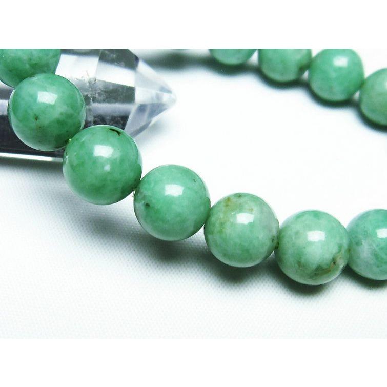 エメラルド ブレスレット 11mm t402-3342 : 誠安天然石専門店 - 通販