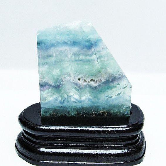 エンジェルフェザー フローライト 原石 t41-1478 : 誠安天然石