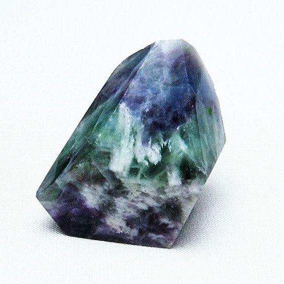 エンジェルフェザー　フローライト　マルチカラー　蛍石　ポイント　原石 エンジェルフェザーフローライト 六角柱 ポイント 天然石 蛍石 希少