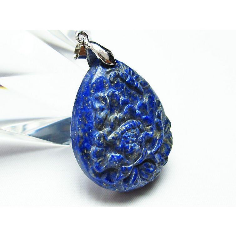 ラピスラズリ ペンダント t411-5214 : 誠安天然石専門店 - 通販