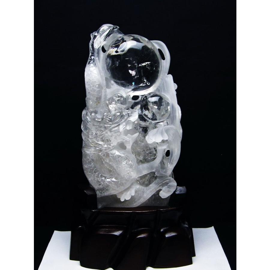 水晶の置物 4.6Kg 虹入り ヒマラヤ水晶極上龍 置物 t42-440 : 誠安天然石専門店