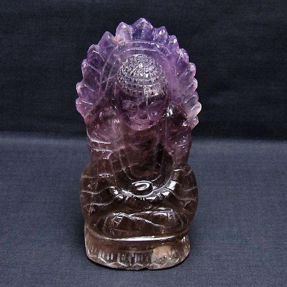 アメジスト 布袋様 置物 t42-583 : 誠安天然石専門店 - 通販 - Yahoo